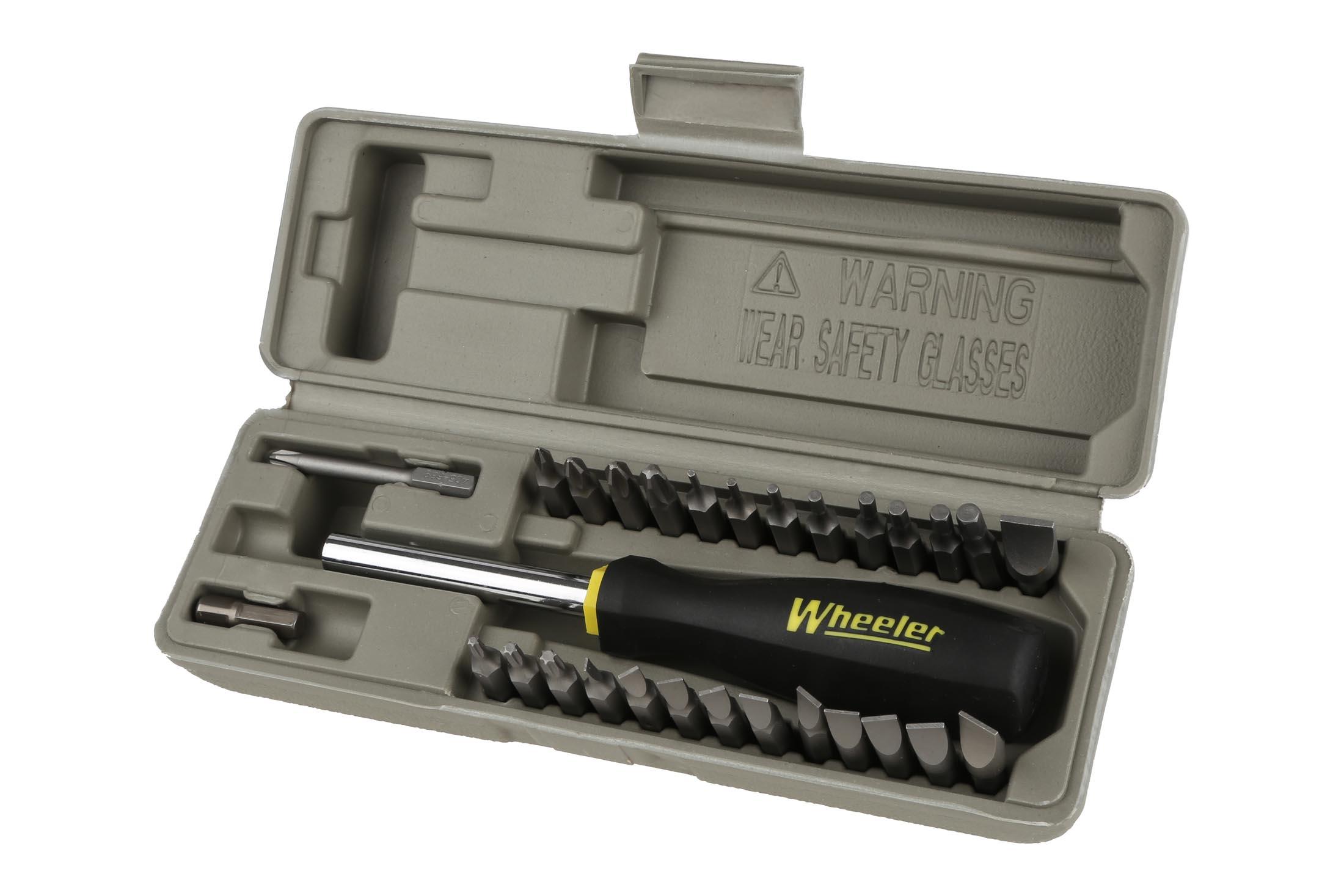 Wheeler Space Saver Gunsmith Screwdriver Set 664507